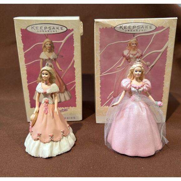 Barbie Hallmark Christmas Ornament Lot of 4 - Picture 4 of 7